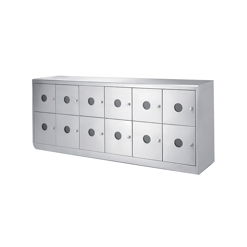 Stainless steel shoe cabinet